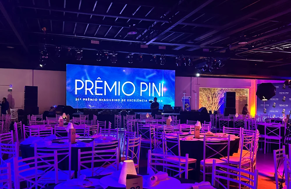 Evento corporativo produzido pela LM Light Pro