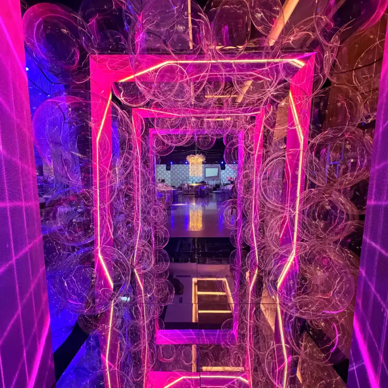 Painéis de LED em evento
