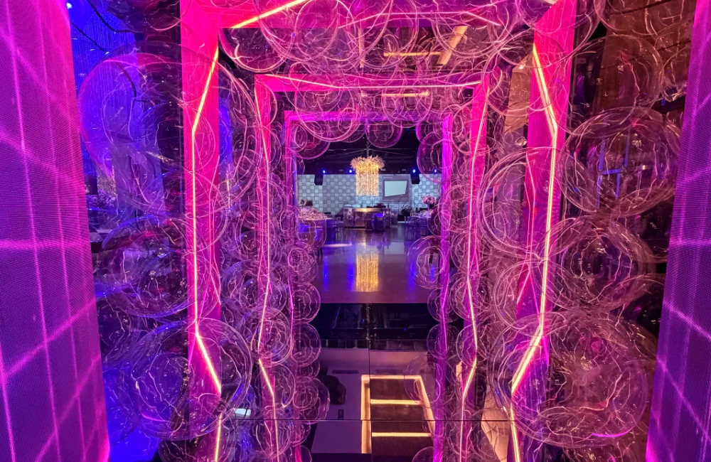 Evento social produzido pela LM Light Pro